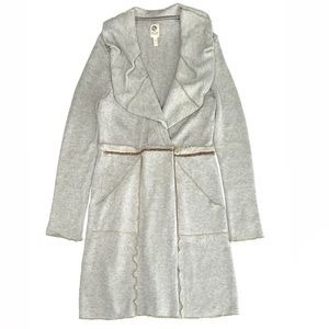 Anthropologie Tiny Long Wool Blend Sweater Coat
